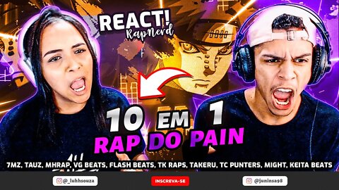 (10 EM 1) RAP DO PAIN (7mz, Might, VG Beats, Flash Beats, MHRap, T.C Punters...) | [React RapNerd] 🔥