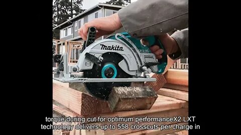 Makita XSR01PT 36V (18V X2) LXT Brushless Rear Handle 7-1/4" Circular Saw Kit (5.0Ah)