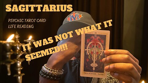 SAGITTARIUS - “THIS IS NOT WHAT IT SEEMED TO BE” PSYCHIC READING ♐️⚠️‼️