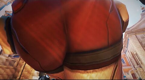 Viewing of illari’s Big Booty Sit Emote View in Game - Overwatch 2 (18+)