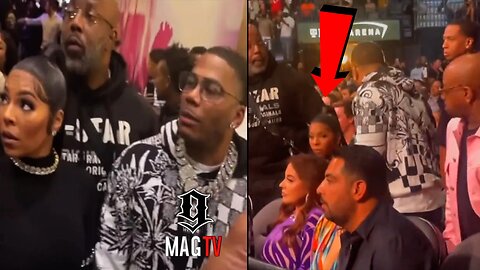 Nelly & Ashanti Spotted Holding Hands While Attending Gervonta Davis vs. Ryan Garcia Bout! 🥰