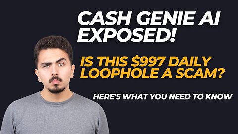 Cash Genie AI Review: HUGE RED FLAGS Revealed! (Make Money Online TRUTH)