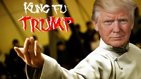 TRUMP VS CNN FAKE NEWS MEME WARS (Kung Fu Trump)