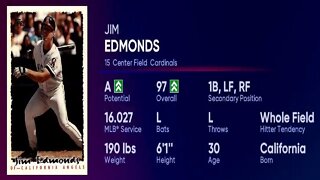 How To Create Jim Edmonds MLB The Show 22