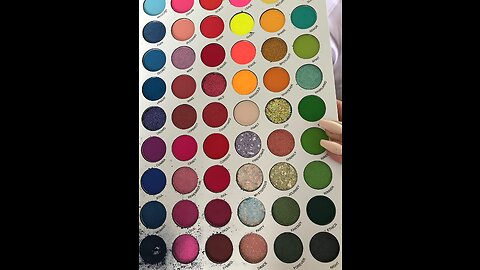 La Catrina Makeup Pallet Colorful Eyeshadow Palette 54 Color,Afflano Large High Pigmented Rainb...