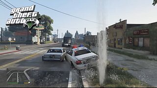 GTA 5 Crazy Police Pursuit Driving Police car Ultimate Simulator chase #25