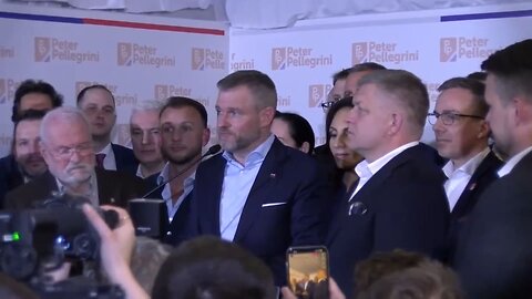 Ať Pánbůh ochraňuje Slovensko! Za mír, proti válce! Peter Pellegrini vyhrál volby na Slovensku!