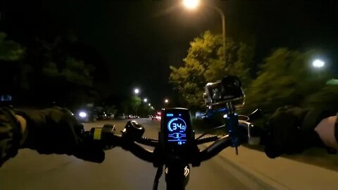 eAHORA X5 e-BIKE : CHICAGO NIGHT RIDE : GOPRO HERO 9 : 4K