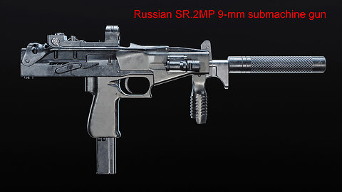 Russian modernized SR-2MP 9-mm "Veresk" special ops submachine gun