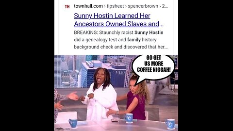 Race Baiter Idiot Sunny Hostin Finds Out Her Family Owned Slaves 2-17-24 Salty Cracker
