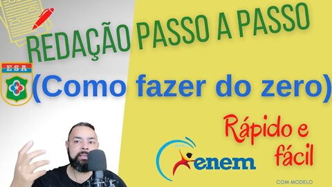 Como fazer uma redação do zero (passo a passo)