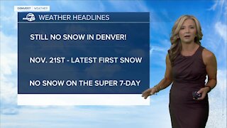 Warm weather settling in across Colorado