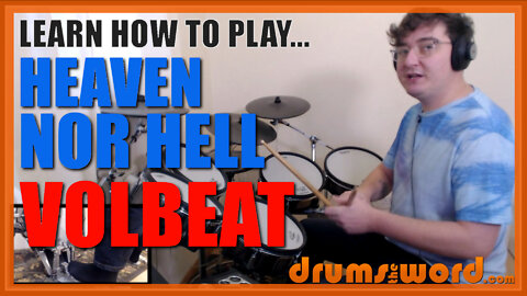 ★ Heaven Nor Hell (Volbeat) ★ Drum Lesson PREVIEW | How To Play Song (Jon Larsen)