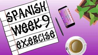New Spanish Practice! \\ Week 9 Speaking Exercise // Learn Spanish with Tongue Bit!