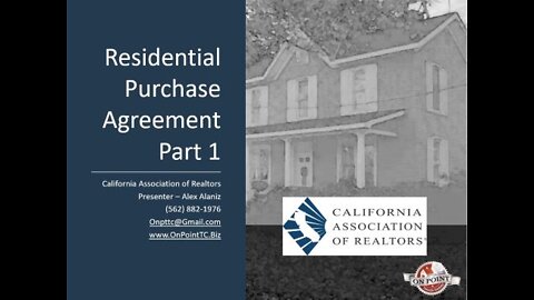 30 Residential Purchase Agreement Part 1 of 6 (09/29/21) Old Version