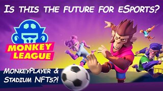 EARN MONEY THROUGH CRYPTO FOOTBALL! Crypto eSports with Player NFTs and Stadiums | MonkeyLeague