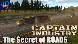 The Secret Way to Make ROADS 🚜 Captain of Industry 👷 Tutorial, Guide, Tips