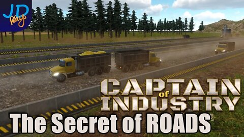 The Secret Way to Make ROADS 🚜 Captain of Industry 👷 Tutorial, Guide, Tips