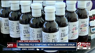 Treating Flu Symptoms with Elderberry Syrup