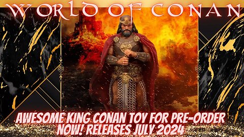 Mezco Toyz Unveil Awesome King Conan Figure! Pre-Order Now! Discord Open!