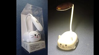 CURIOS for the CURIOUS 114: PORTABLE ANIMAL DESK LAMP, USB Rechargeable, CJ Global Inc.