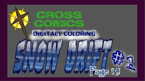 Digital Coloring Snow Drift #1 Page 15