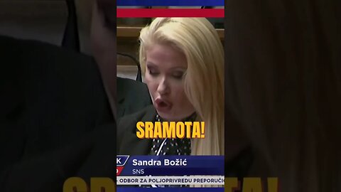 Sandra Bozic cista sramotica 🫢🫢🫢 #sns #sramota
