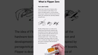 What is the Flipper Zero in 16 seconds.