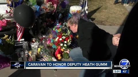 Caravan held for fallen Adams County Deputy Heath Gumm