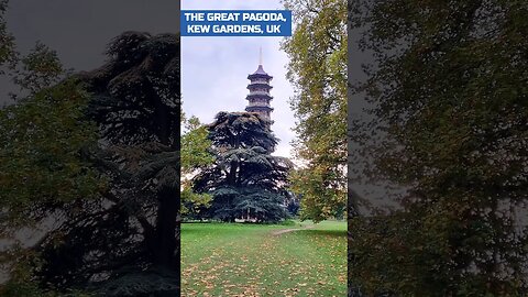 Asia Meets Europe: The Enchanting Great Pagoda of Kew Gardens London #shorts #asian #gvetech