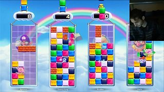 Mario Party Superstars Mario Puzzle Party Minigame Featuring Waluigi VS Nintendo Characters