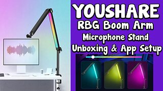 YOUSHARE RGB Microphone Boom Arm Review: The Perfect Addition to Your Gaming Setup