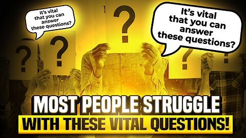 Most people struggle with these vital questions! - Goldbusters and Charlie Ward