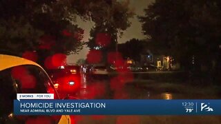 Homicide investigation in north Tulsa