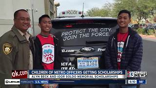 10 children of Las Vegas police officers awarded $5K scholarships