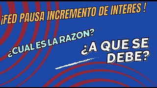 Reserva federal pausa alza de intereses