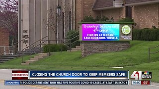 Closing the church door to keep members safe