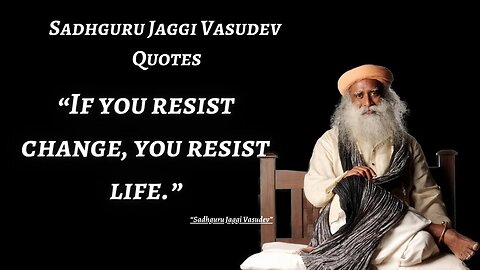 Life Changing Quotes that tell a lot about ourselves By SADHGURU JAGGI VASUDEV (With Audio)