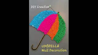 DIY Creative. UMBRELLA Wall Decoration