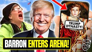 🚨 Barron Trump SHOCKS World, ENTERS POLITICS Live at Massive MAGA Rally | Donald Beams, Crowd ROARS