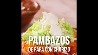 Mexican Pambazos de Papa con Chorizo