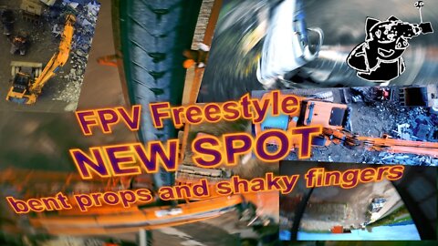 FPV Freestyle: NEW Spot - Bent props and shaky fingers :) - Runaway - #kissultra #betaflight