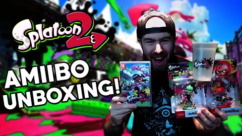 Splatoon 2 Amiibo Unboxing + Splatoon 2 Loot! - SPLATOON 2 LAUNCH DAY!