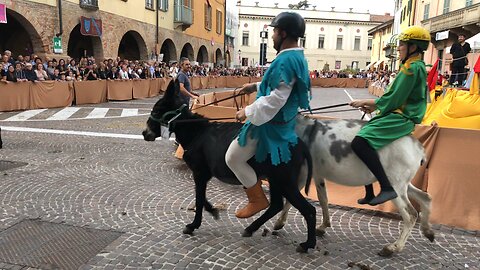 Gara di asini in Italia (BG)