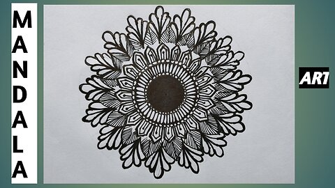 HOW TO DRAW MANDALA ART