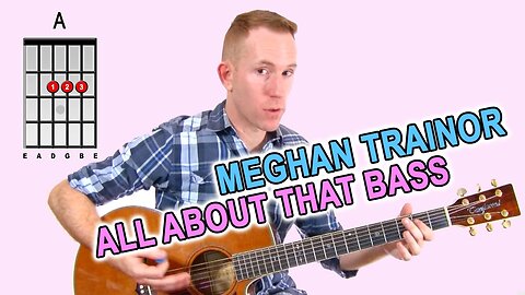 Meghan Trainor ★ All About That Bass ★ Guitar Lesson - How To Play Tutorial