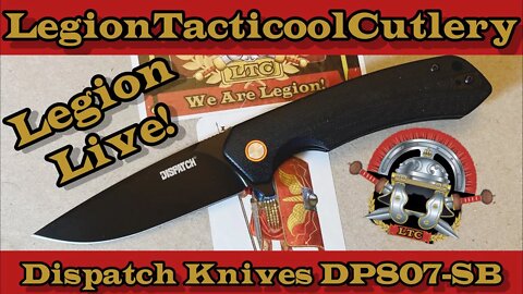 Legion Live Dispatch Knives DP8076-SB #livestream #shortsvideo #shortsyoutube #knives #edc #folders