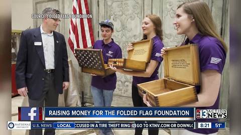 Raising money for Gold Star families through Folded Flag Foundation