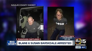Escaped Tucson murder suspects Blane and Susan Barksdale in custody, sheriff's office says