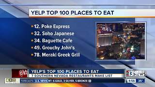 Las Vegas restaurants makes Yelp's Top 100